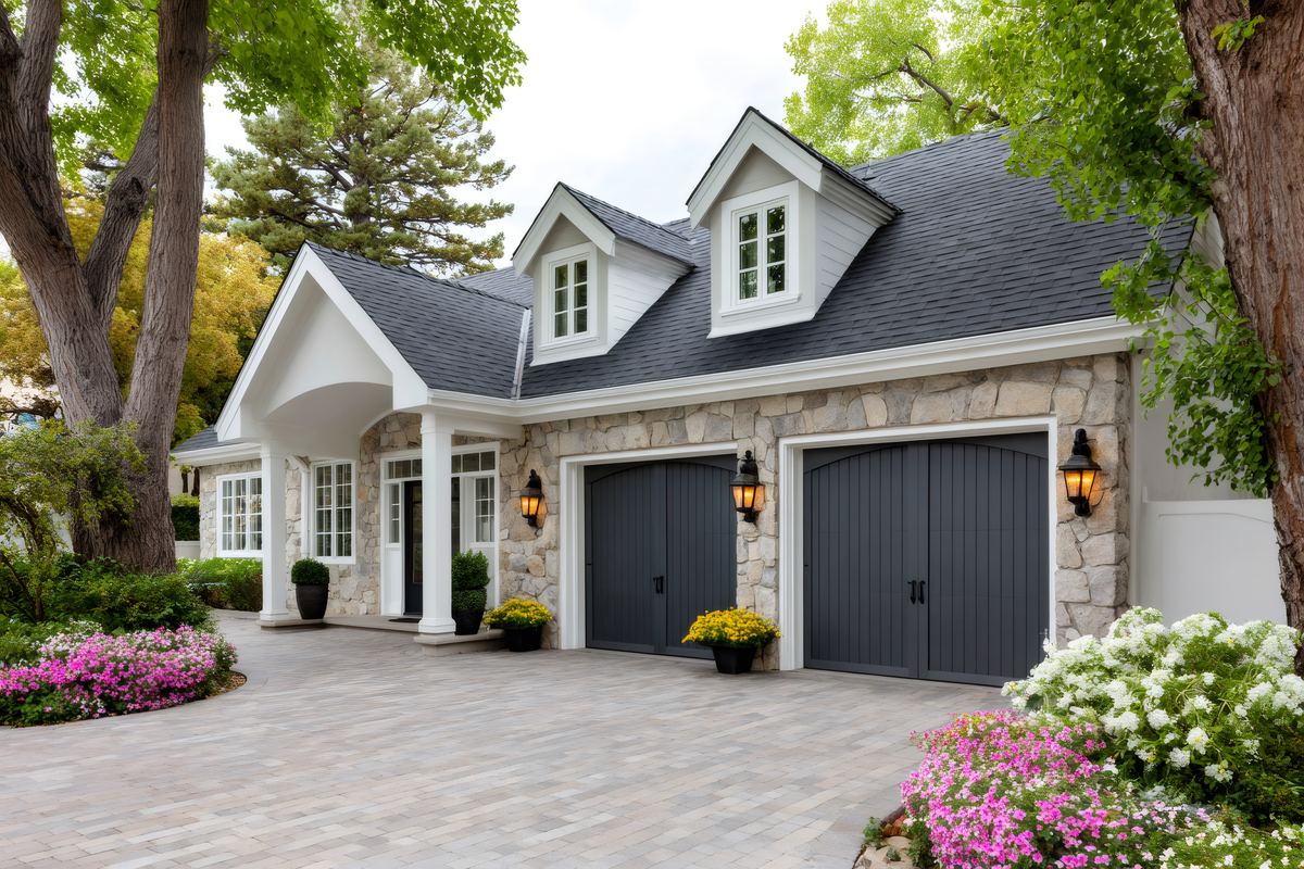Residential garage door in Naples, FL